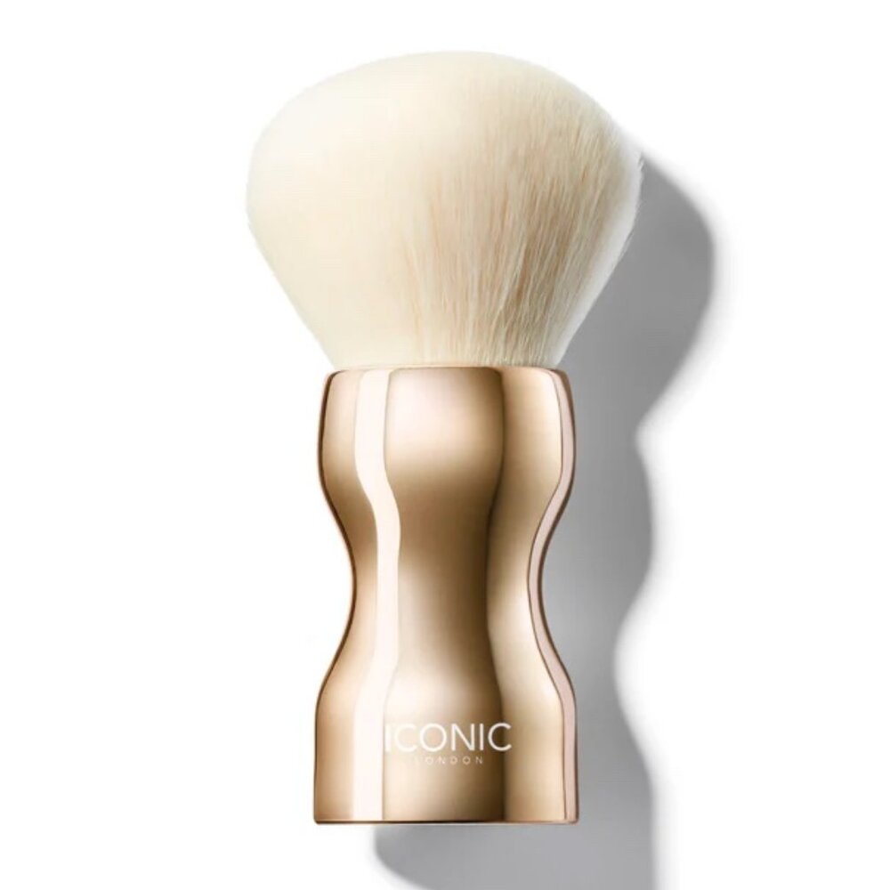ICONIC LONDON Tan & Buff Brush NEW UNUSED BOXED